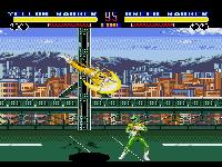 une photo d'Ã©cran de Mighty Morphin Power Rangers (Megadrive) sur Sega Megadrive